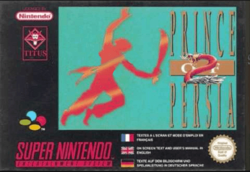 Prince of Persia 2 box art for Super Nintendo